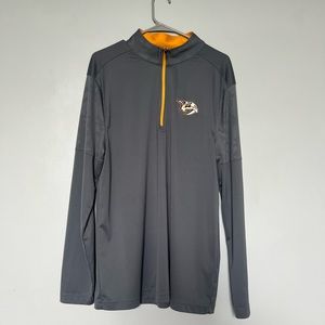 NHL Nashville Predators 1/4 Zip Pullover Men's XL